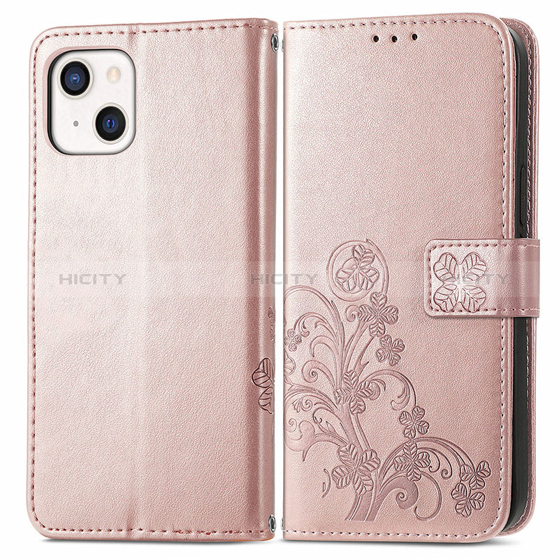 Custodia Portafoglio In Pelle Fantasia Modello Cover con Supporto H03 per Apple iPhone 15