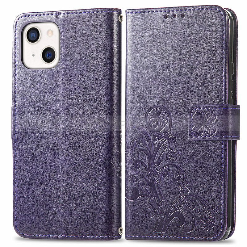 Custodia Portafoglio In Pelle Fantasia Modello Cover con Supporto H03 per Apple iPhone 15 Plus