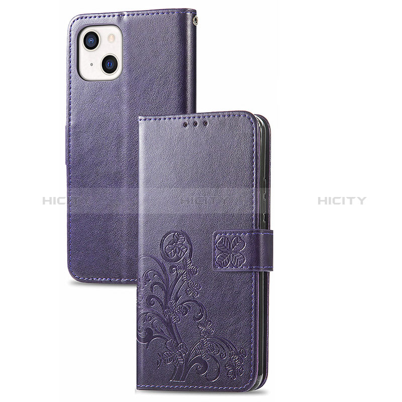 Custodia Portafoglio In Pelle Fantasia Modello Cover con Supporto H04 per Apple iPhone 15