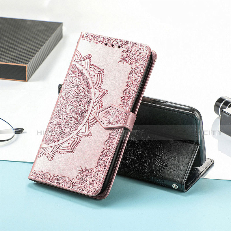 Custodia Portafoglio In Pelle Fantasia Modello Cover con Supporto H06 per Apple iPhone 13