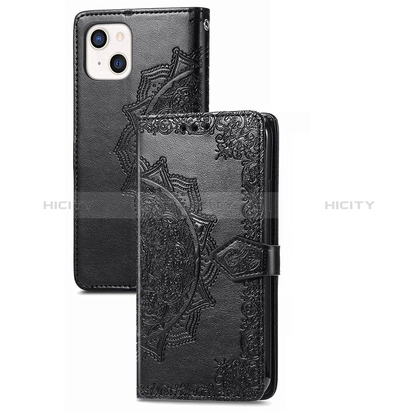 Custodia Portafoglio In Pelle Fantasia Modello Cover con Supporto H06 per Apple iPhone 15