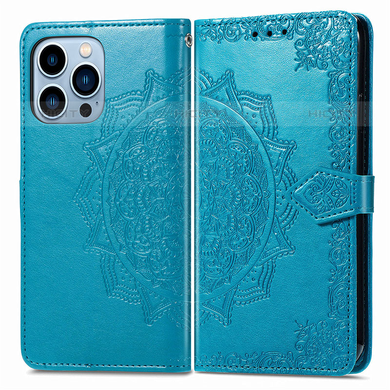 Custodia Portafoglio In Pelle Fantasia Modello Cover con Supporto H06 per Apple iPhone 15 Pro Max