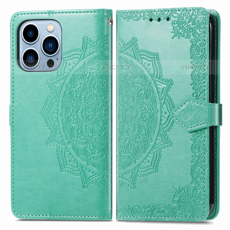 Custodia Portafoglio In Pelle Fantasia Modello Cover con Supporto H06 per Apple iPhone 15 Pro Max