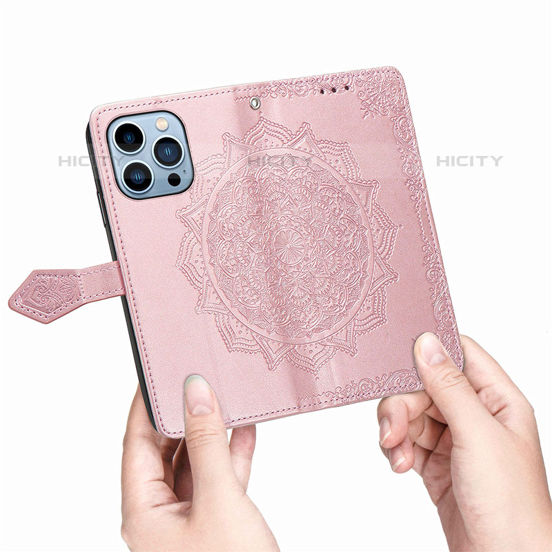 Custodia Portafoglio In Pelle Fantasia Modello Cover con Supporto H06 per Apple iPhone 16 Pro Max