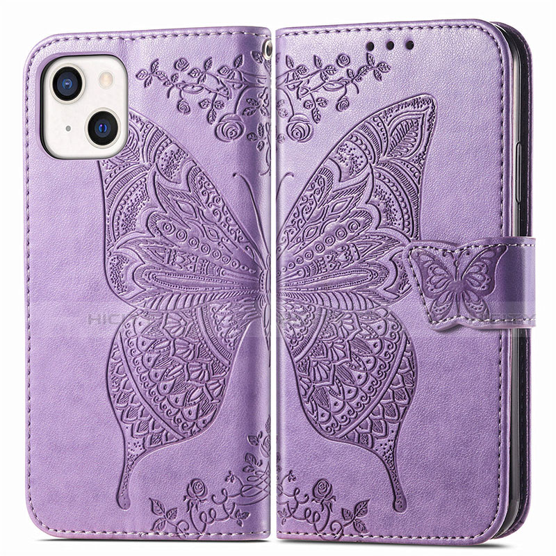 Custodia Portafoglio In Pelle Fantasia Modello Cover con Supporto H07 per Apple iPhone 13 Mini