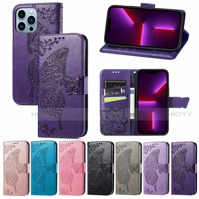 Custodia Portafoglio In Pelle Fantasia Modello Cover con Supporto H07 per Apple iPhone 13 Pro Max