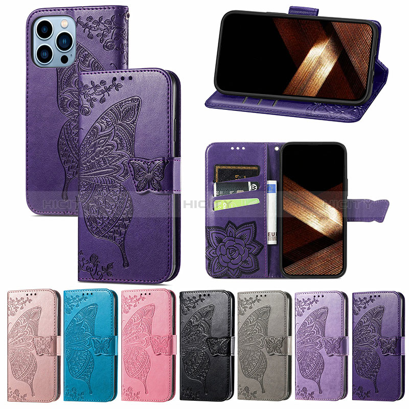 Custodia Portafoglio In Pelle Fantasia Modello Cover con Supporto H07 per Apple iPhone 14 Pro Max