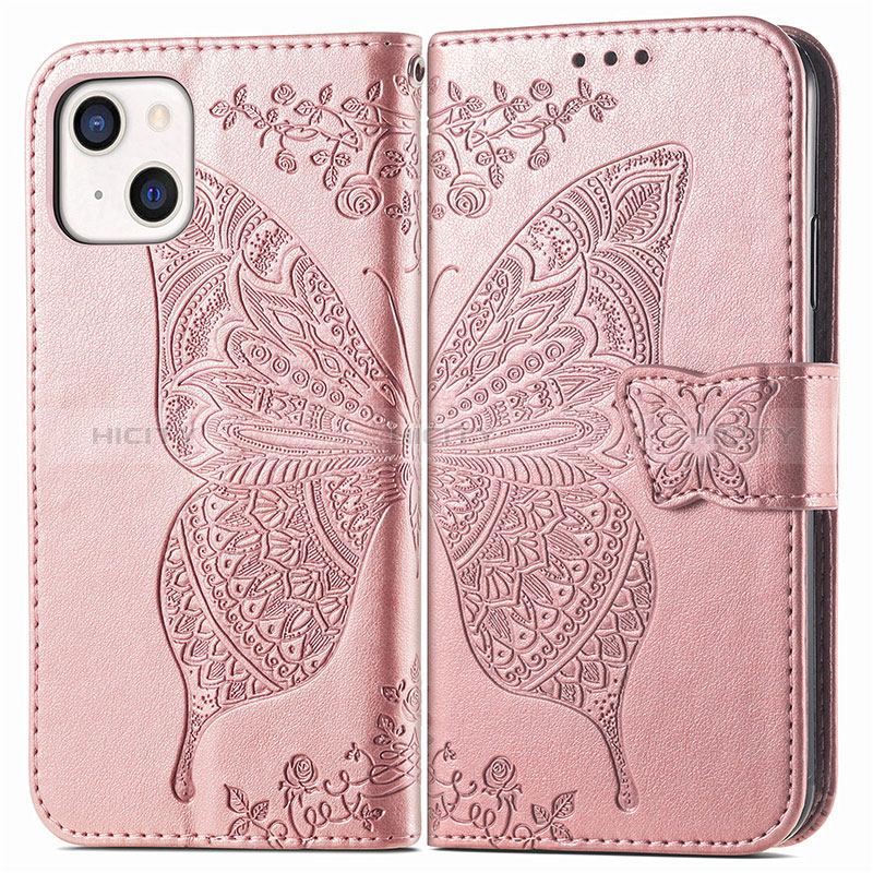 Custodia Portafoglio In Pelle Fantasia Modello Cover con Supporto H07 per Apple iPhone 15 Plus