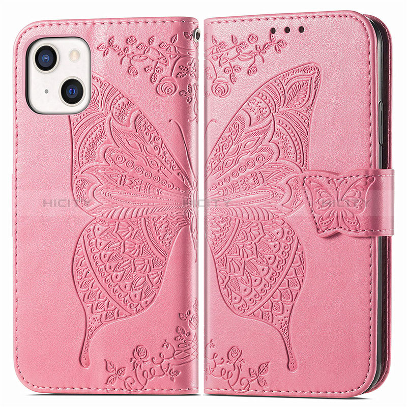 Custodia Portafoglio In Pelle Fantasia Modello Cover con Supporto H07 per Apple iPhone 15 Plus