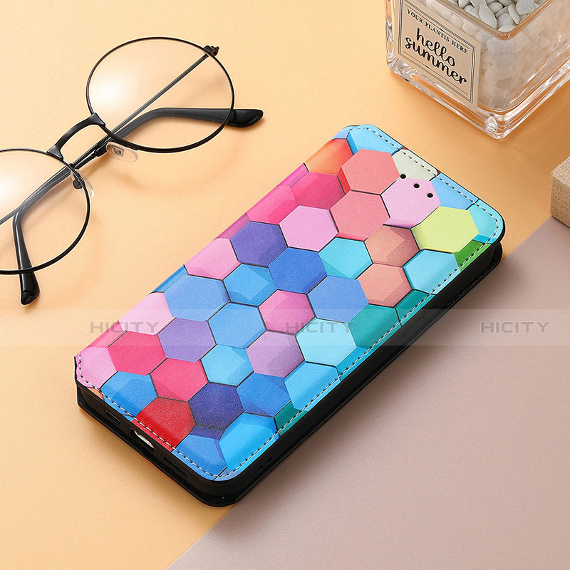 Custodia Portafoglio In Pelle Fantasia Modello Cover con Supporto H10 per Apple iPhone 13 Mini