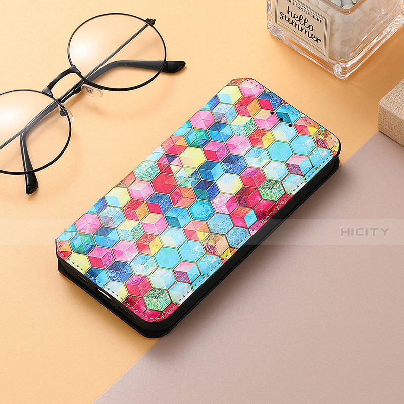 Custodia Portafoglio In Pelle Fantasia Modello Cover con Supporto H10 per Apple iPhone 14