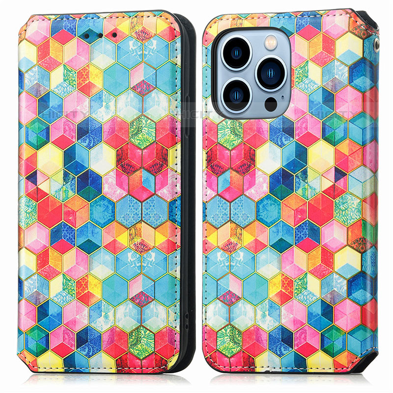 Custodia Portafoglio In Pelle Fantasia Modello Cover con Supporto H10 per Apple iPhone 16 Pro Max