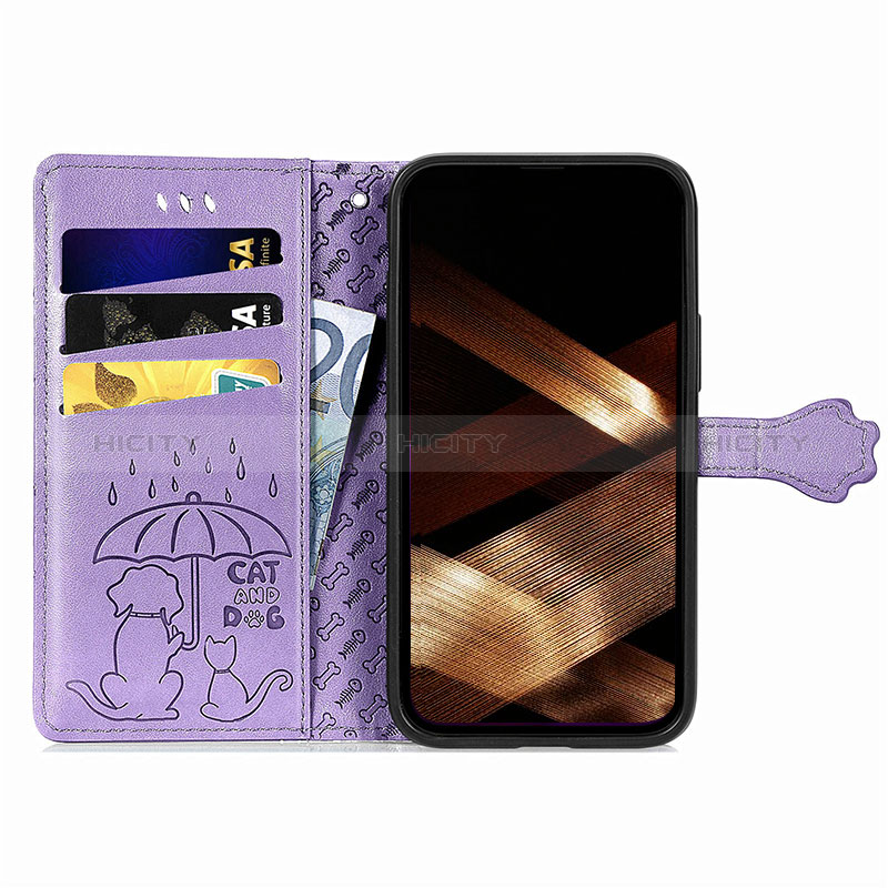 Custodia Portafoglio In Pelle Fantasia Modello Cover con Supporto H11 per Apple iPhone 14 Pro Max