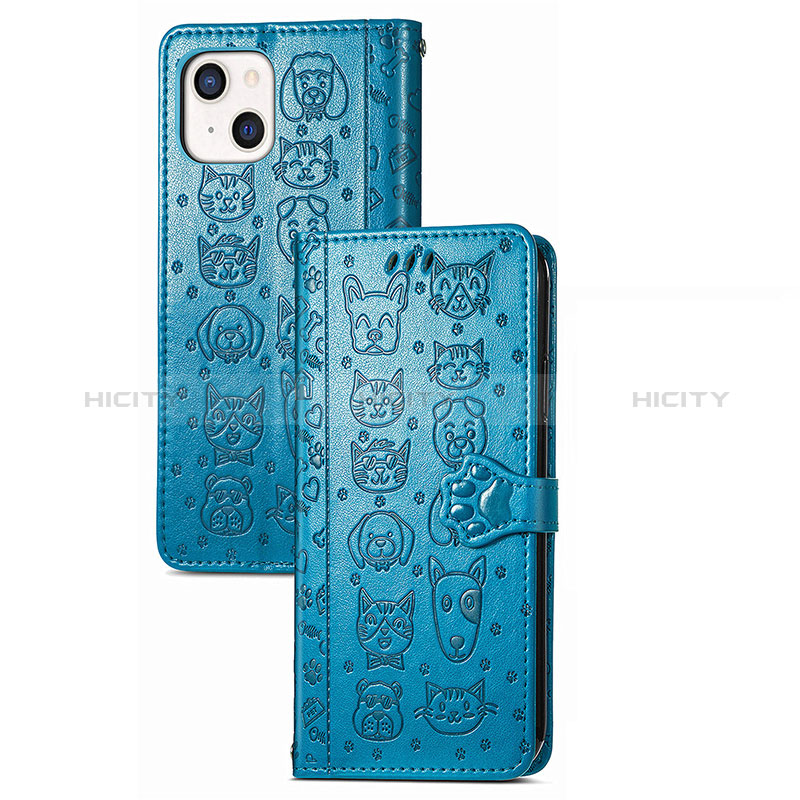 Custodia Portafoglio In Pelle Fantasia Modello Cover con Supporto H11 per Apple iPhone 15 Plus