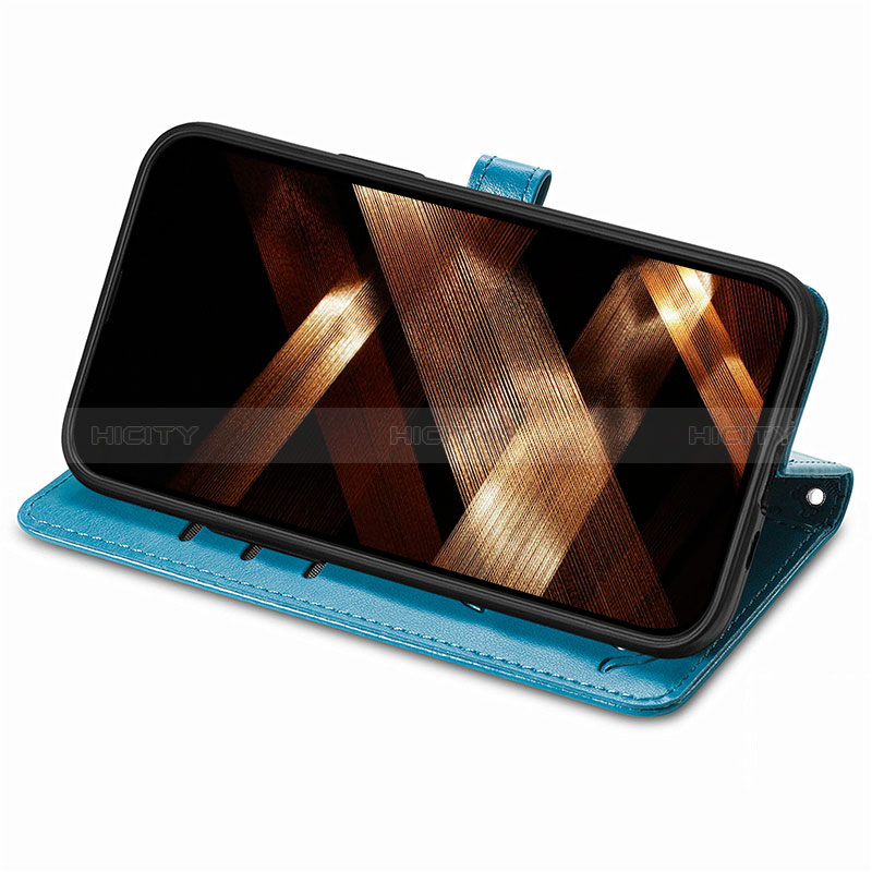 Custodia Portafoglio In Pelle Fantasia Modello Cover con Supporto H11 per Apple iPhone 15 Plus