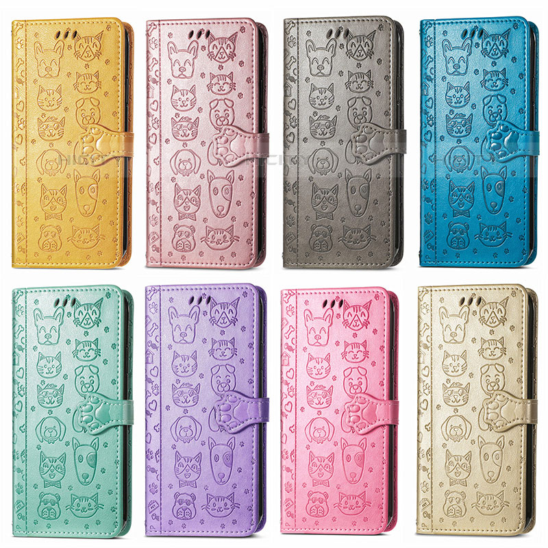 Custodia Portafoglio In Pelle Fantasia Modello Cover con Supporto H12 per Apple iPhone 15 Pro