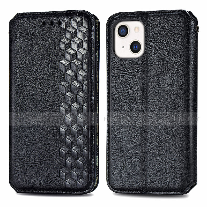 Custodia Portafoglio In Pelle Fantasia Modello Cover con Supporto H15 per Apple iPhone 13