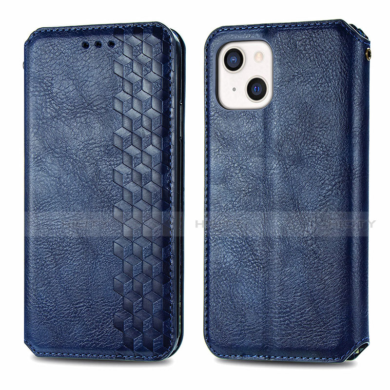 Custodia Portafoglio In Pelle Fantasia Modello Cover con Supporto H15 per Apple iPhone 13