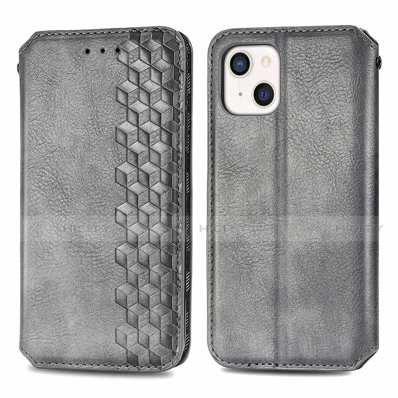 Custodia Portafoglio In Pelle Fantasia Modello Cover con Supporto H15 per Apple iPhone 13