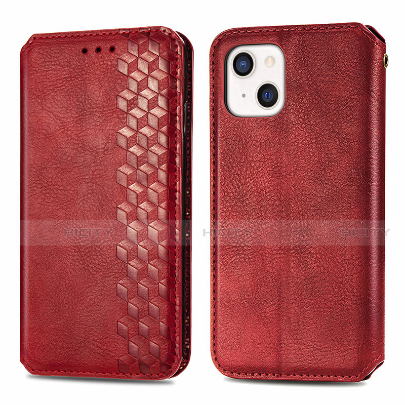 Custodia Portafoglio In Pelle Fantasia Modello Cover con Supporto H15 per Apple iPhone 13