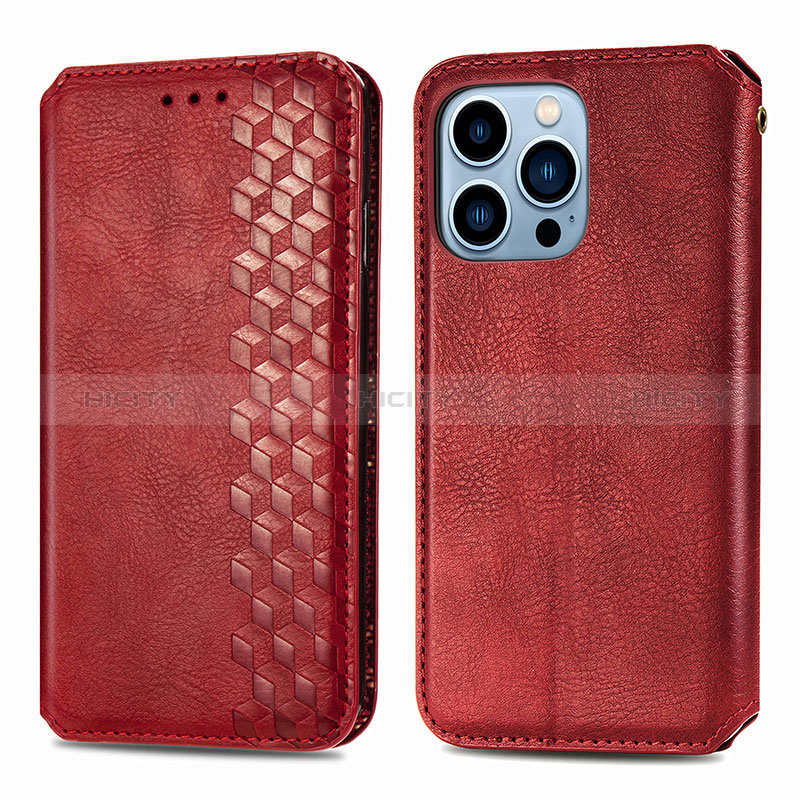 Custodia Portafoglio In Pelle Fantasia Modello Cover con Supporto H15 per Apple iPhone 14 Pro