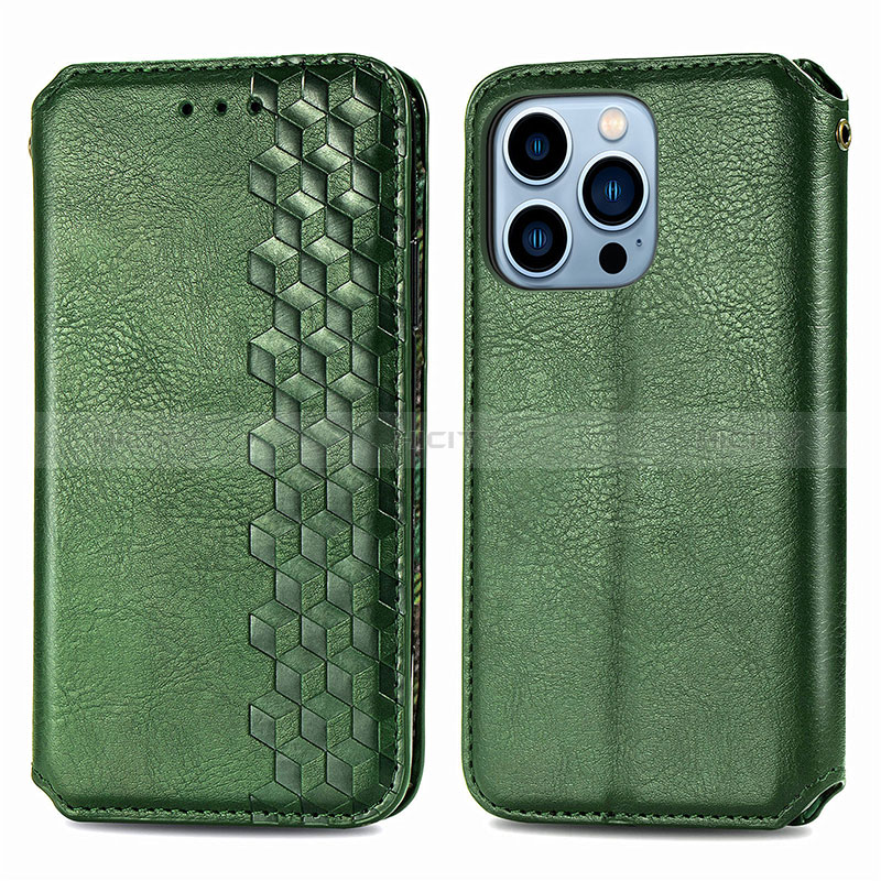 Custodia Portafoglio In Pelle Fantasia Modello Cover con Supporto H15 per Apple iPhone 14 Pro Max