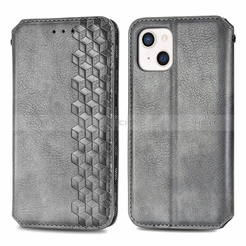 Custodia Portafoglio In Pelle Fantasia Modello Cover con Supporto H15 per Apple iPhone 15