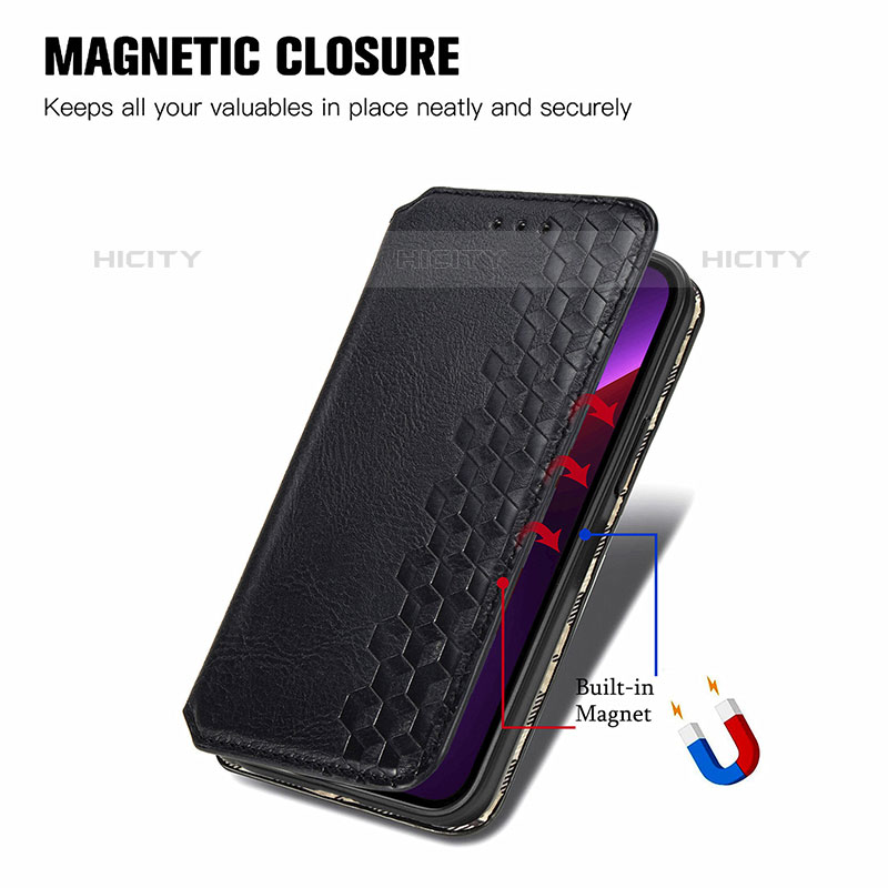 Custodia Portafoglio In Pelle Fantasia Modello Cover con Supporto H15 per Apple iPhone 16 Pro Max