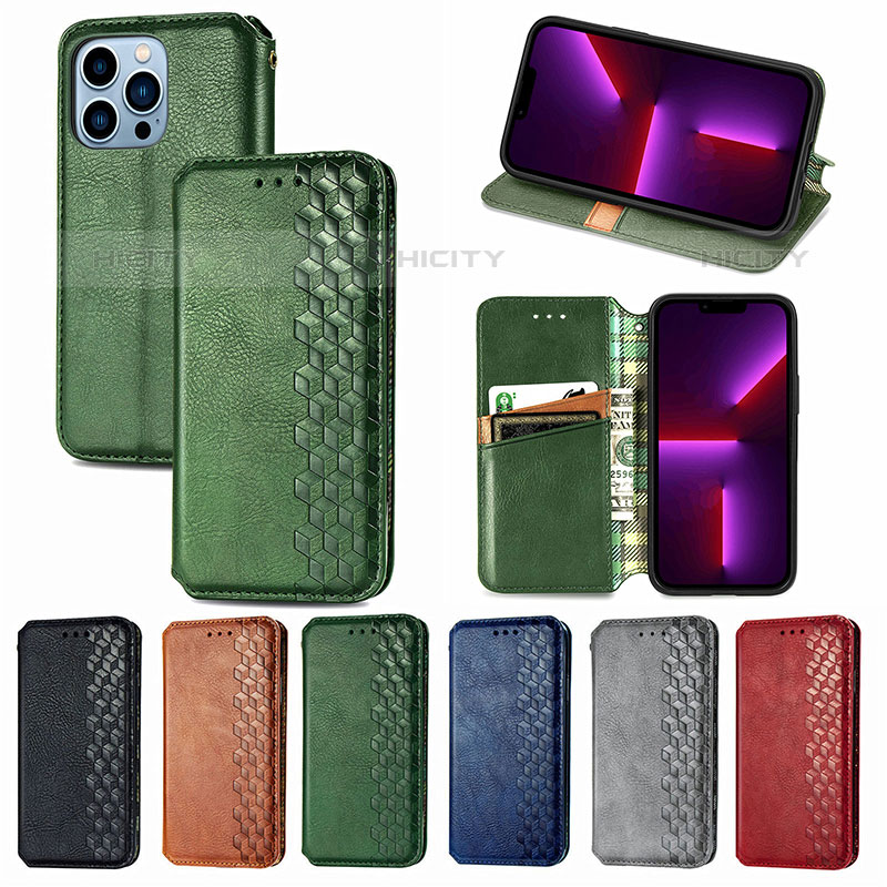 Custodia Portafoglio In Pelle Fantasia Modello Cover con Supporto H15 per Apple iPhone 16 Pro Max