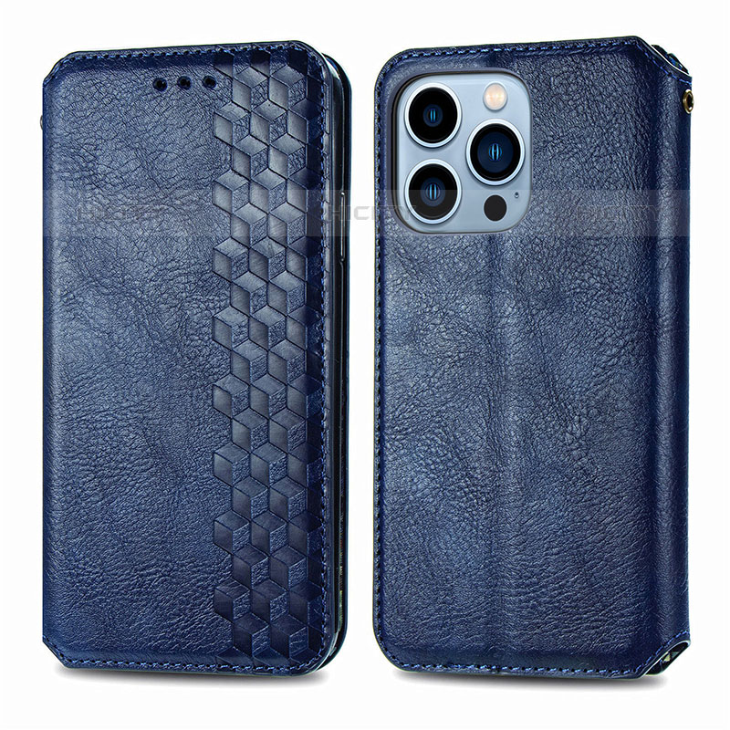 Custodia Portafoglio In Pelle Fantasia Modello Cover con Supporto H15 per Apple iPhone 16 Pro Max