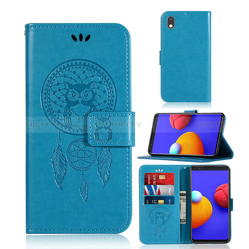 Custodia Portafoglio In Pelle Fantasia Modello Cover con Supporto JX1 per Samsung Galaxy A01 Core