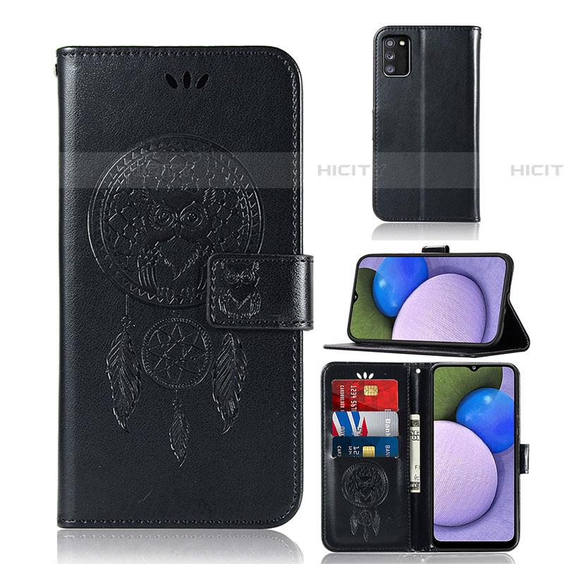 Custodia Portafoglio In Pelle Fantasia Modello Cover con Supporto JX1 per Samsung Galaxy A03s