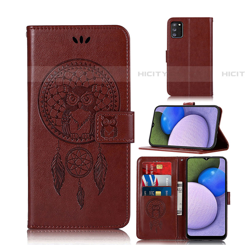 Custodia Portafoglio In Pelle Fantasia Modello Cover con Supporto JX1 per Samsung Galaxy A03s