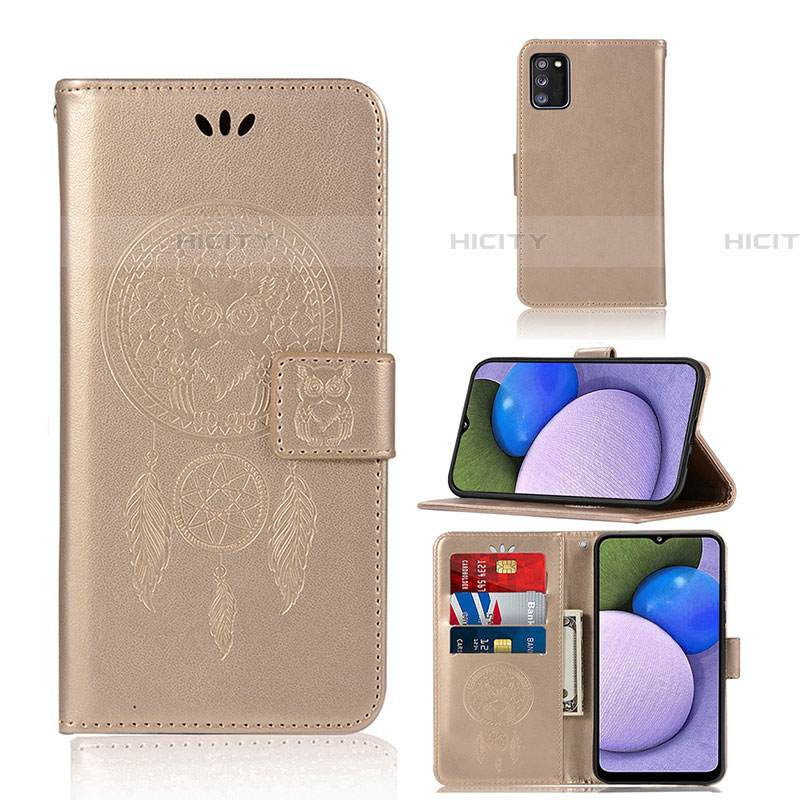 Custodia Portafoglio In Pelle Fantasia Modello Cover con Supporto JX1 per Samsung Galaxy A03s