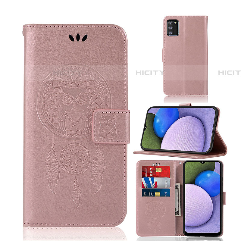 Custodia Portafoglio In Pelle Fantasia Modello Cover con Supporto JX1 per Samsung Galaxy A03s