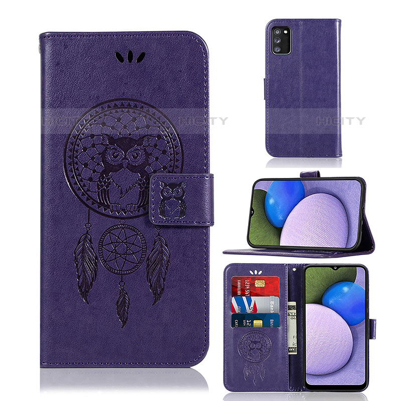 Custodia Portafoglio In Pelle Fantasia Modello Cover con Supporto JX1 per Samsung Galaxy M02s