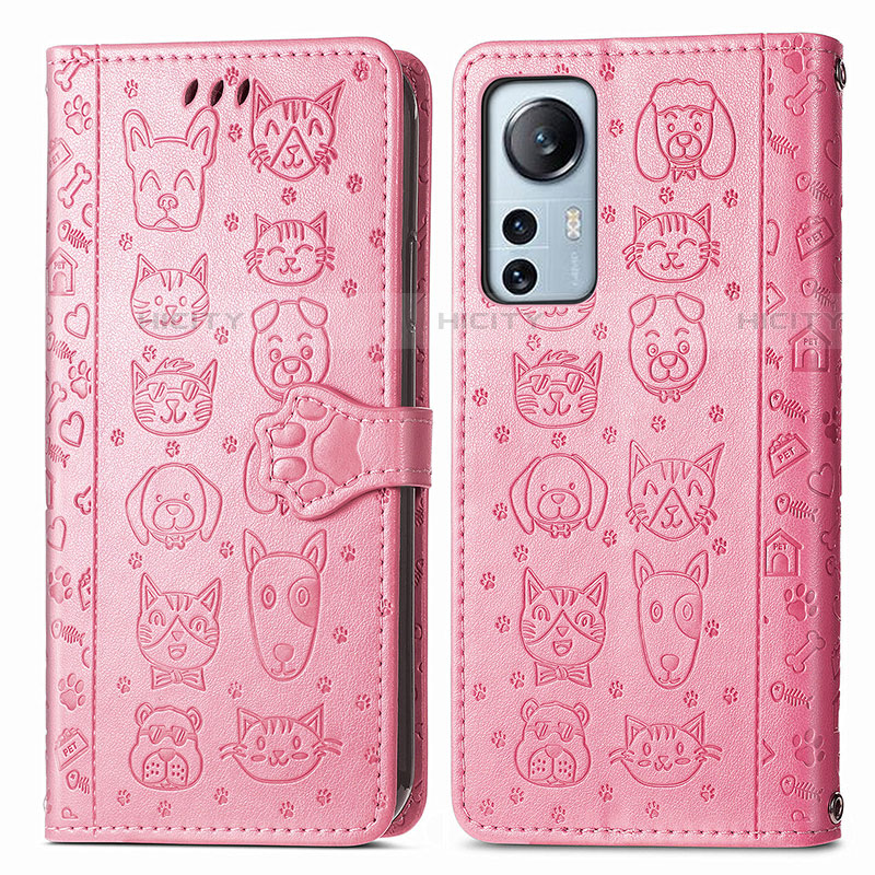 Custodia Portafoglio In Pelle Fantasia Modello Cover con Supporto L01 per Xiaomi Mi 12 Lite 5G