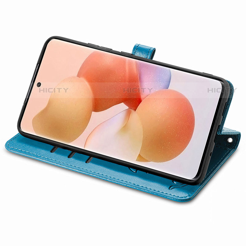 Custodia Portafoglio In Pelle Fantasia Modello Cover con Supporto L01 per Xiaomi Mi 12X 5G