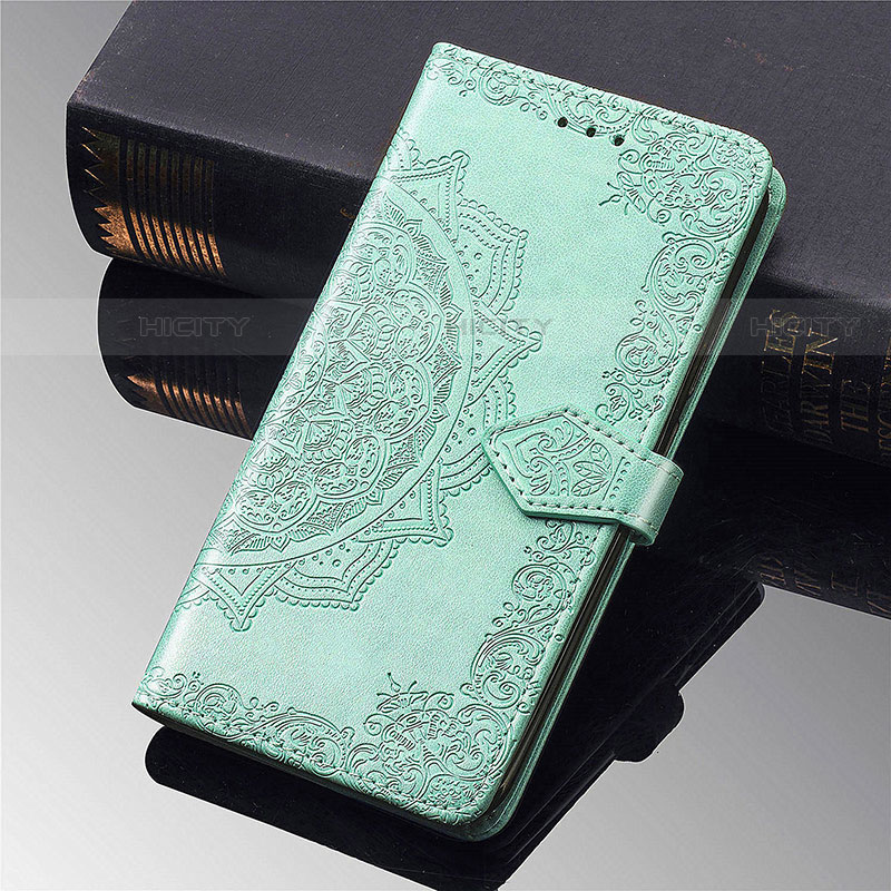 Custodia Portafoglio In Pelle Fantasia Modello Cover con Supporto L02 per Xiaomi Mi 11 5G Verde