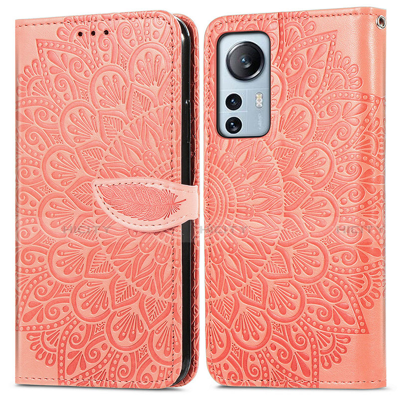 Custodia Portafoglio In Pelle Fantasia Modello Cover con Supporto L02 per Xiaomi Mi 12 5G