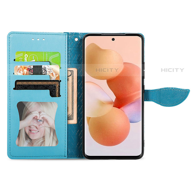 Custodia Portafoglio In Pelle Fantasia Modello Cover con Supporto L02 per Xiaomi Mi 12 Lite 5G