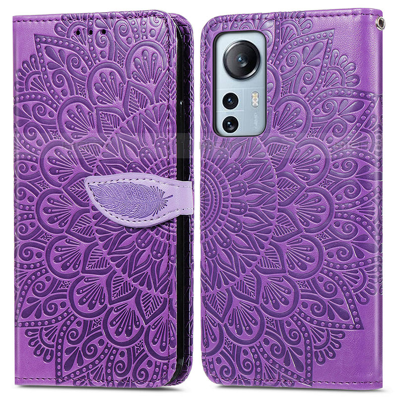 Custodia Portafoglio In Pelle Fantasia Modello Cover con Supporto L02 per Xiaomi Mi 12 Lite 5G