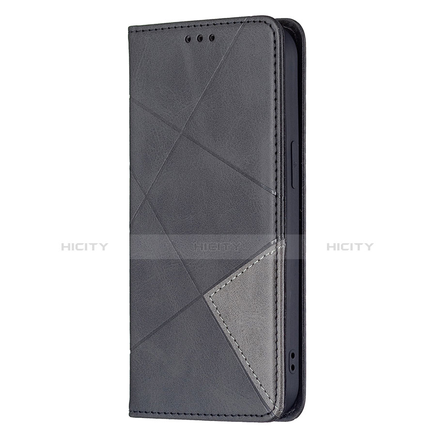 Custodia Portafoglio In Pelle Fantasia Modello Cover con Supporto L04 per Apple iPhone 13 Nero