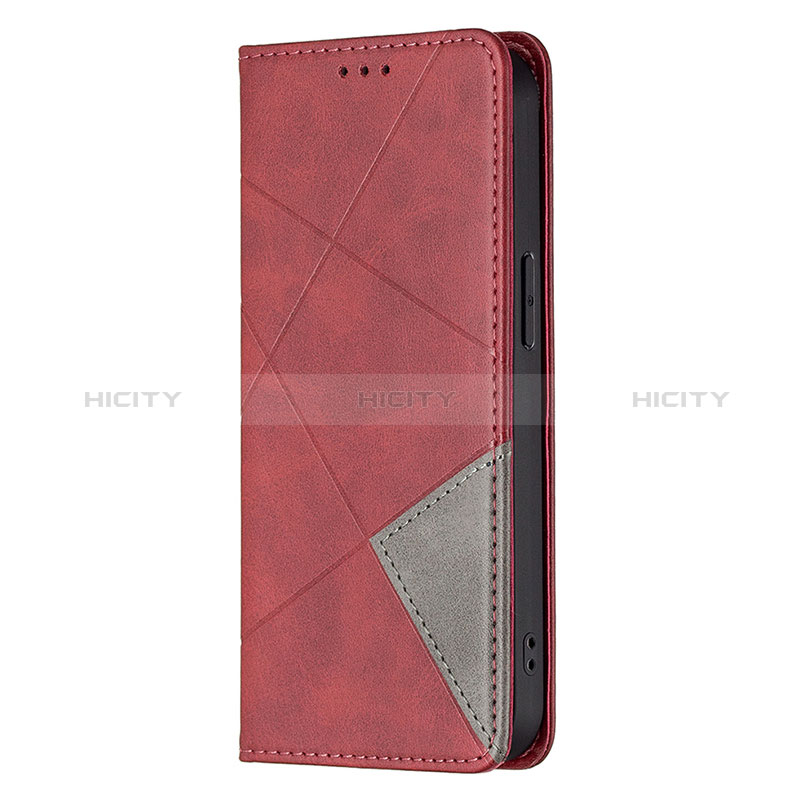 Custodia Portafoglio In Pelle Fantasia Modello Cover con Supporto L04 per Apple iPhone 14 Pro Rosso