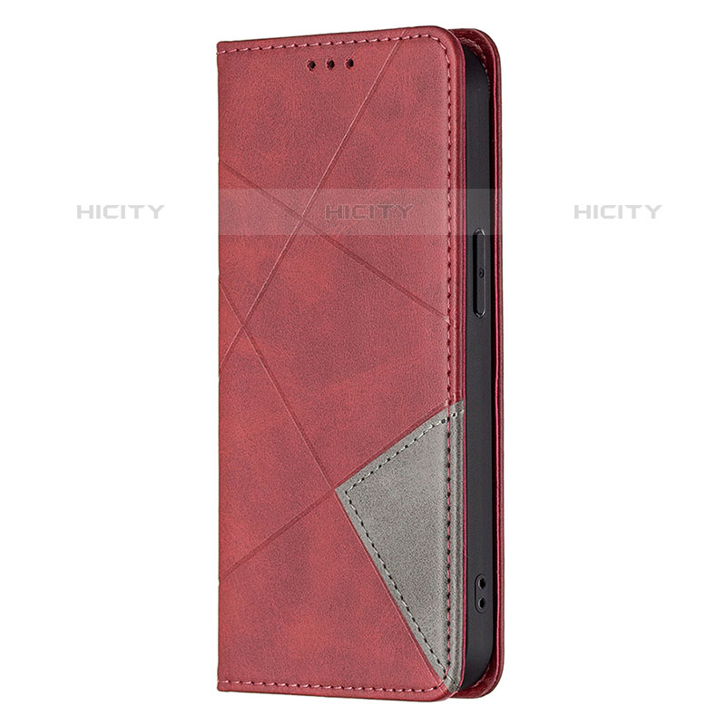 Custodia Portafoglio In Pelle Fantasia Modello Cover con Supporto L04 per Apple iPhone 15 Pro Rosso