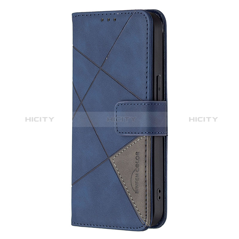 Custodia Portafoglio In Pelle Fantasia Modello Cover con Supporto L06 per Apple iPhone 14 Pro Blu