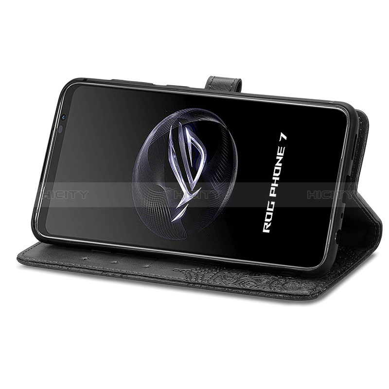 Custodia Portafoglio In Pelle Fantasia Modello Cover con Supporto per Asus ROG Phone 7