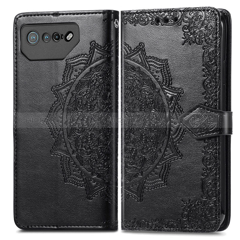 Custodia Portafoglio In Pelle Fantasia Modello Cover con Supporto per Asus ROG Phone 7 Pro