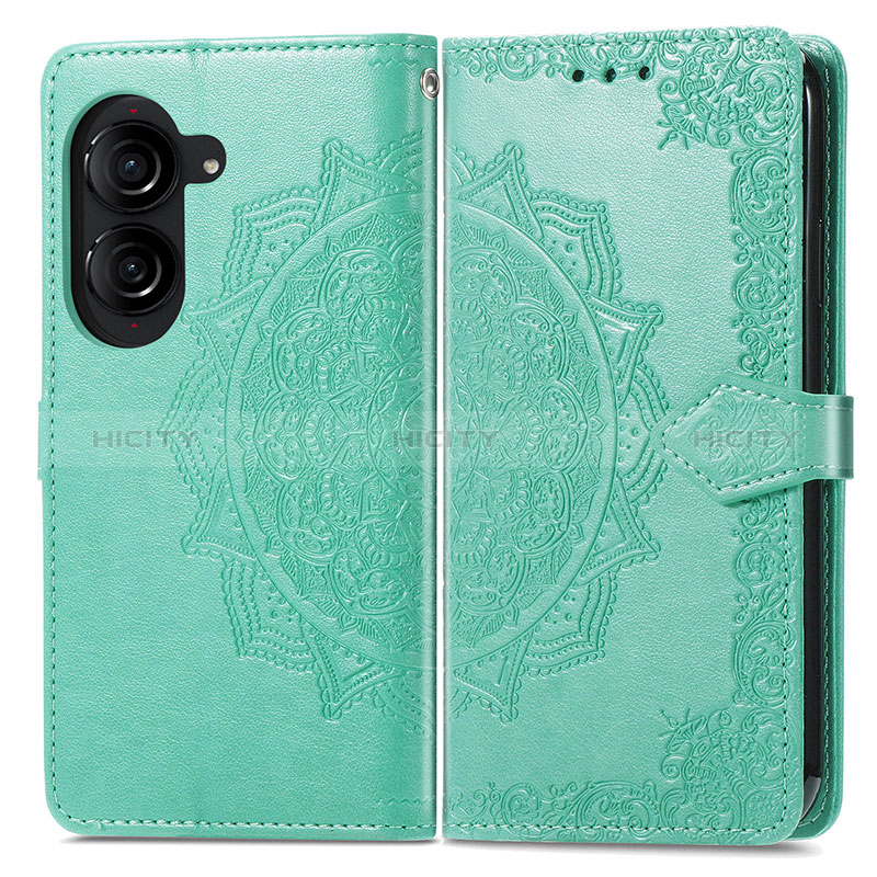 Custodia Portafoglio In Pelle Fantasia Modello Cover con Supporto per Asus ZenFone 10