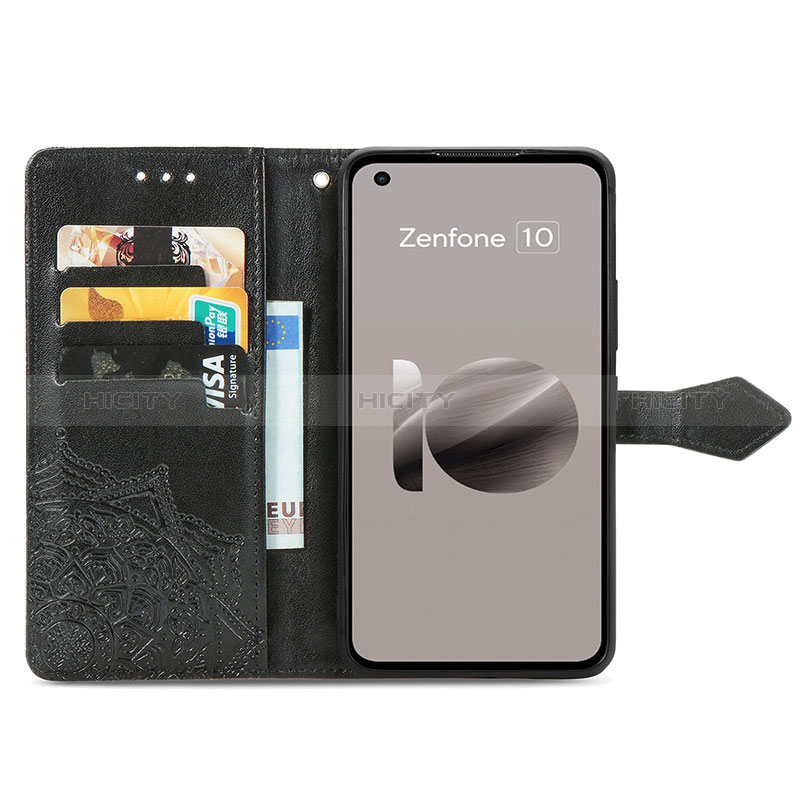 Custodia Portafoglio In Pelle Fantasia Modello Cover con Supporto per Asus ZenFone 10